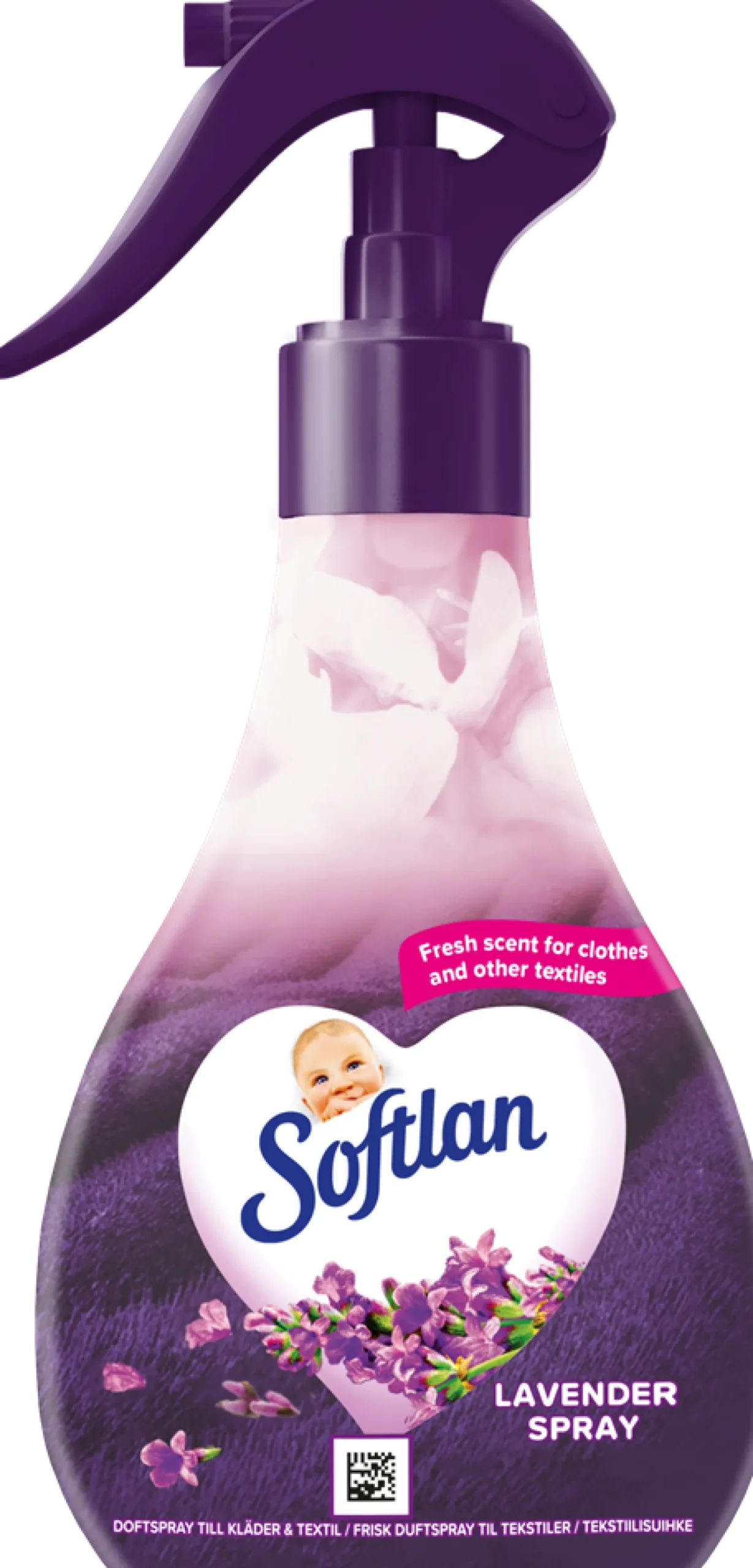 Textilspray Softlan Lavender, vattenbaserad, 300 ml