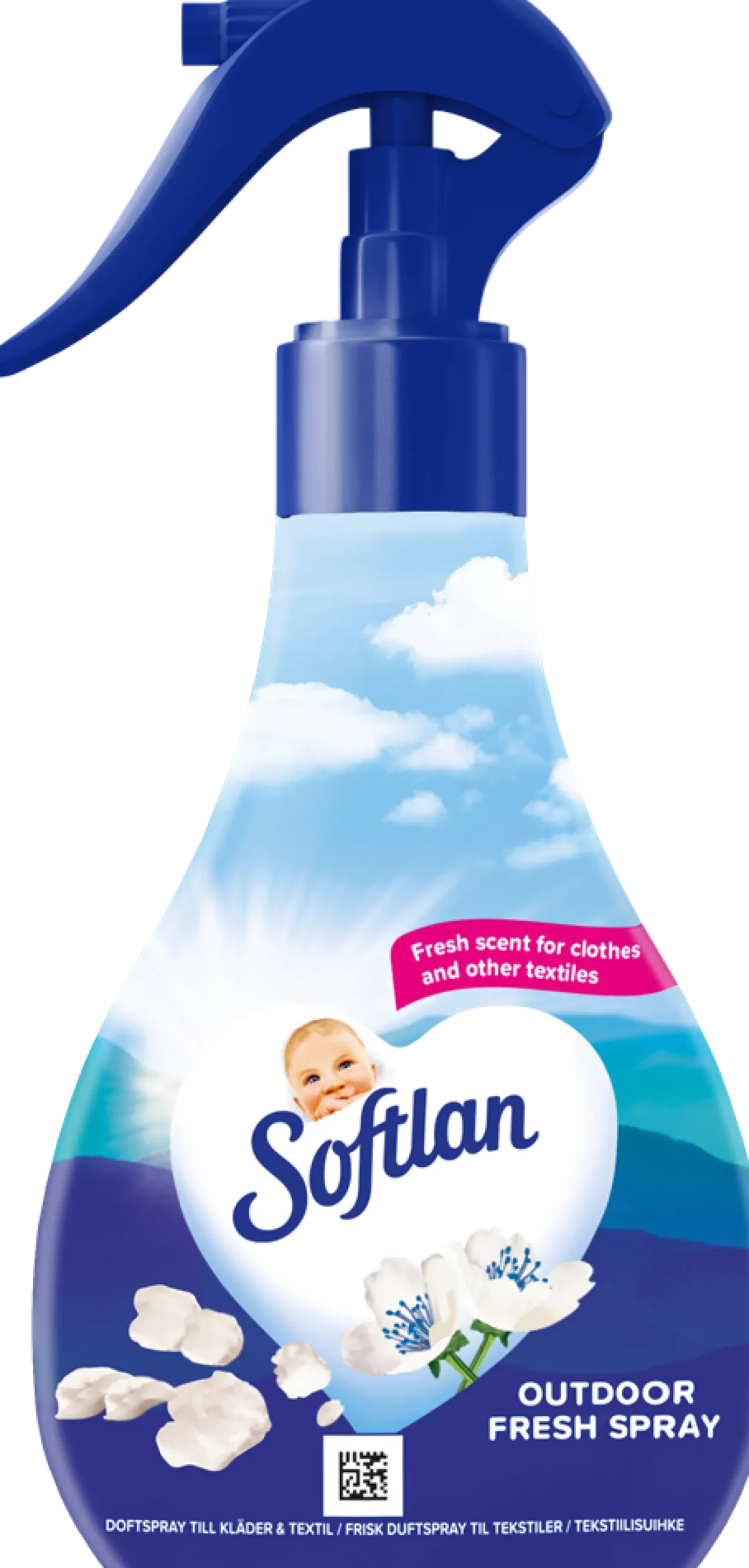 Textilspray Softlan Outdoor Fresh, vattenbaserad, 300 ml
