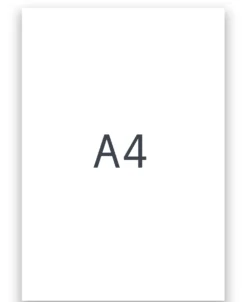 Textkartong A4 270 g Vit, dubbelsidig, 25 ark