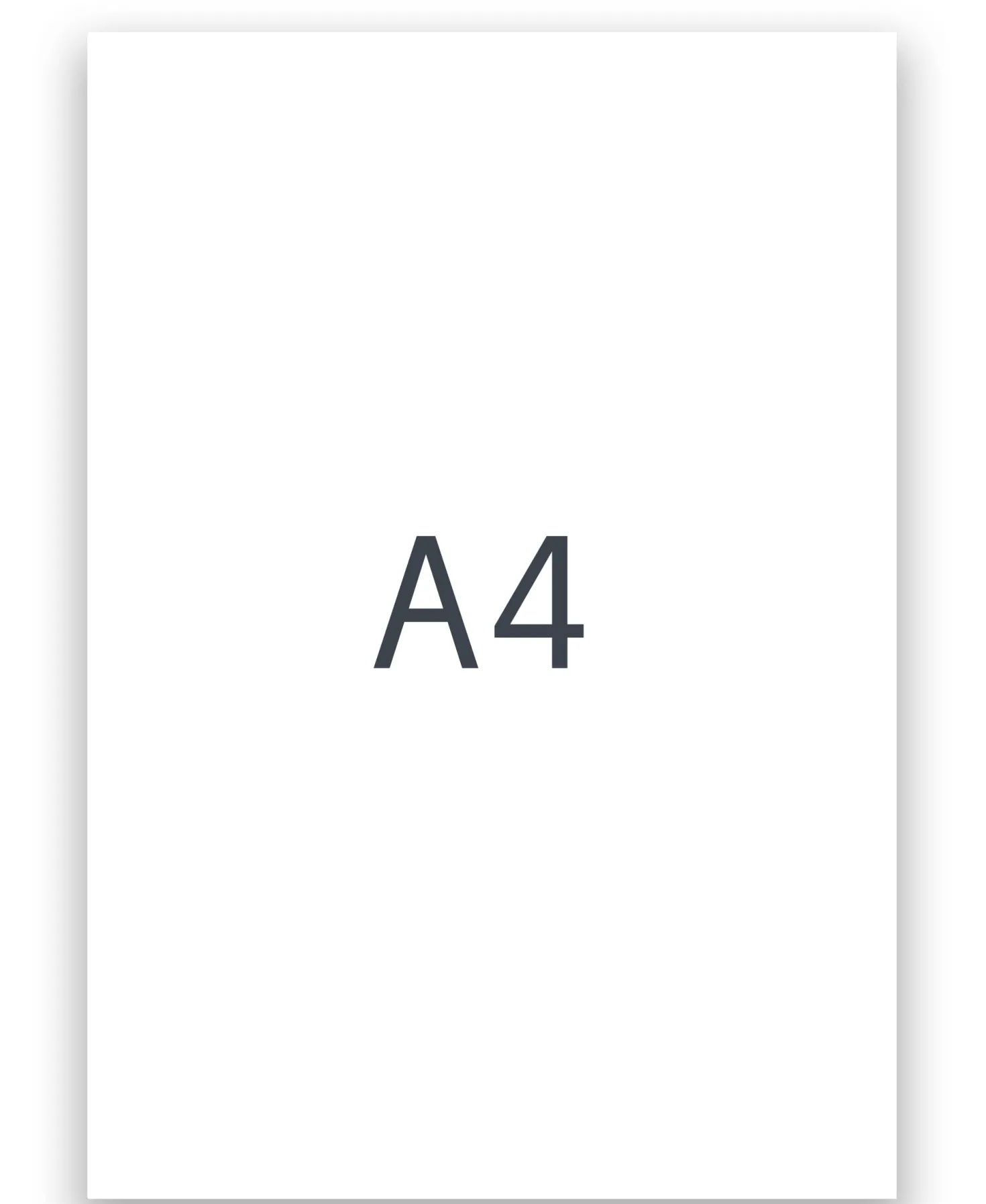 Textkartong A4 270 g Vit, dubbelsidig, 25 ark
