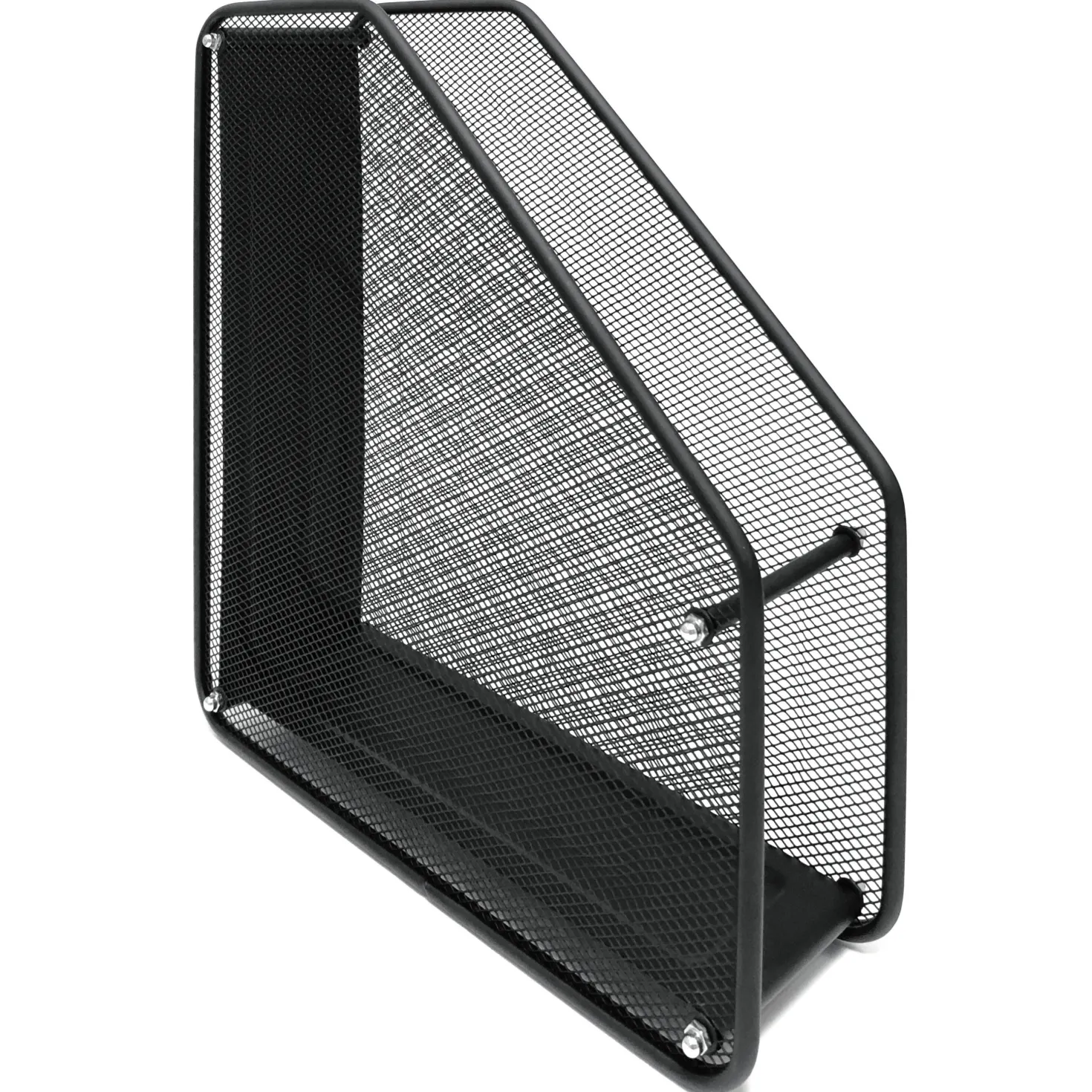 Tidskriftssamlare BNT Office Mesh, trådmetall, svart