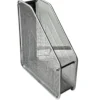 Tidskriftssamlare BNT Office Mesh, trådmetall, silver