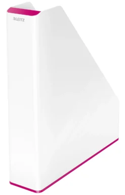Tidskriftssamlare Leitz WOW Tvåfärgad, rosa, blank finish