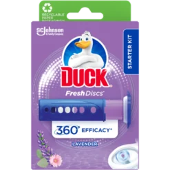 Toalettdoftblock Duck Fresh Discs Lavender, 5x36ml, 600 spolningar