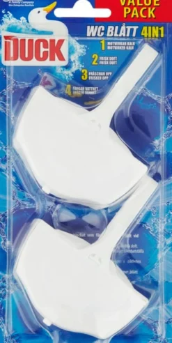 Toalettfräschare WC Duck Blått, 2x40g