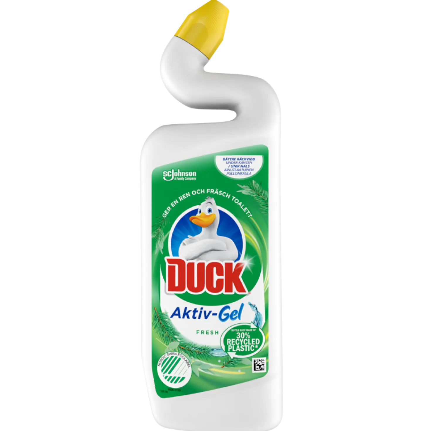 Toalettgel Duck Aktiv-Gel Fresh, Svanenmärkt, 750 ml