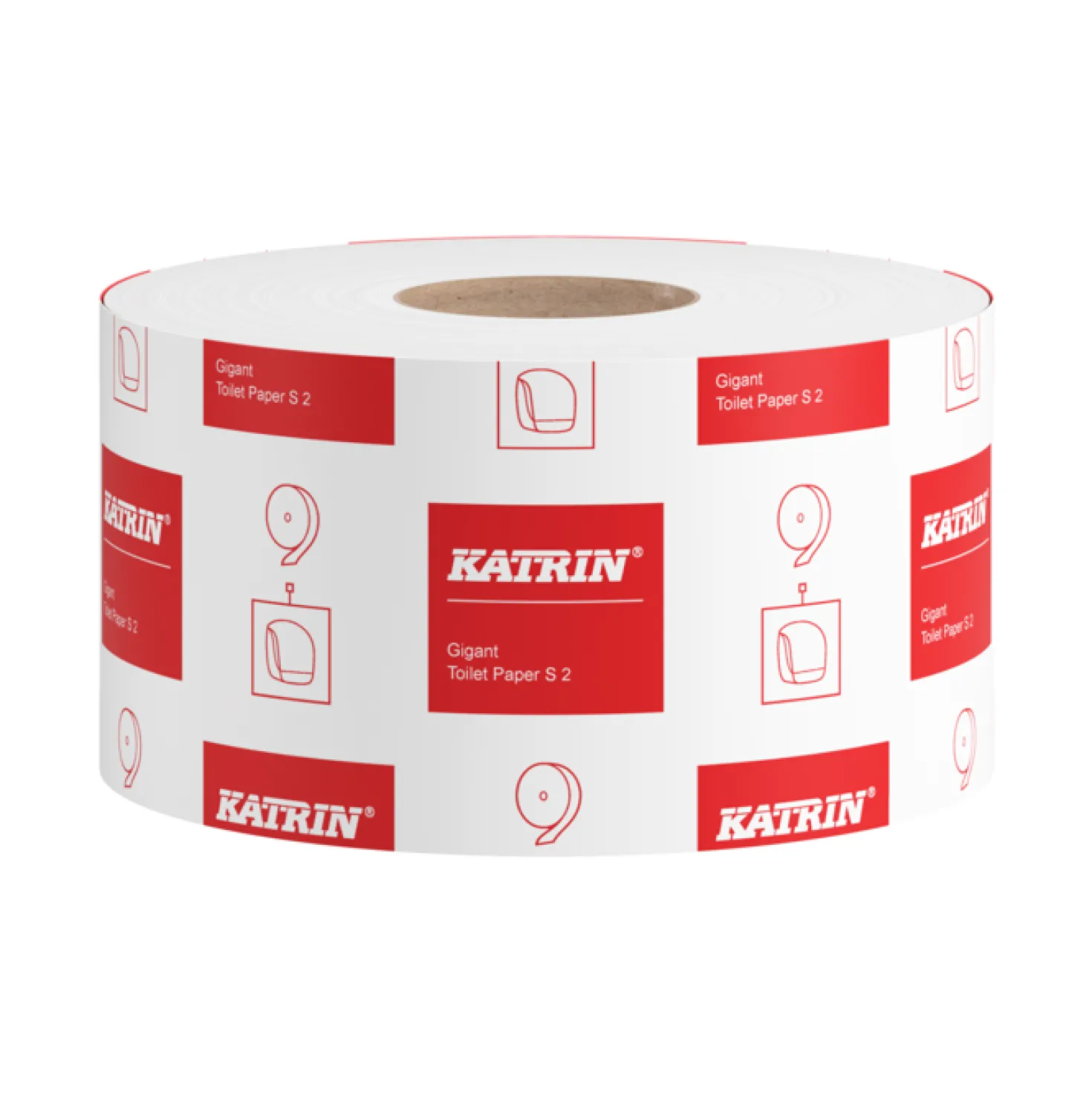 Toalettpapper Katrin Classic Gigant S2, 2-lags, 200m, 12rl