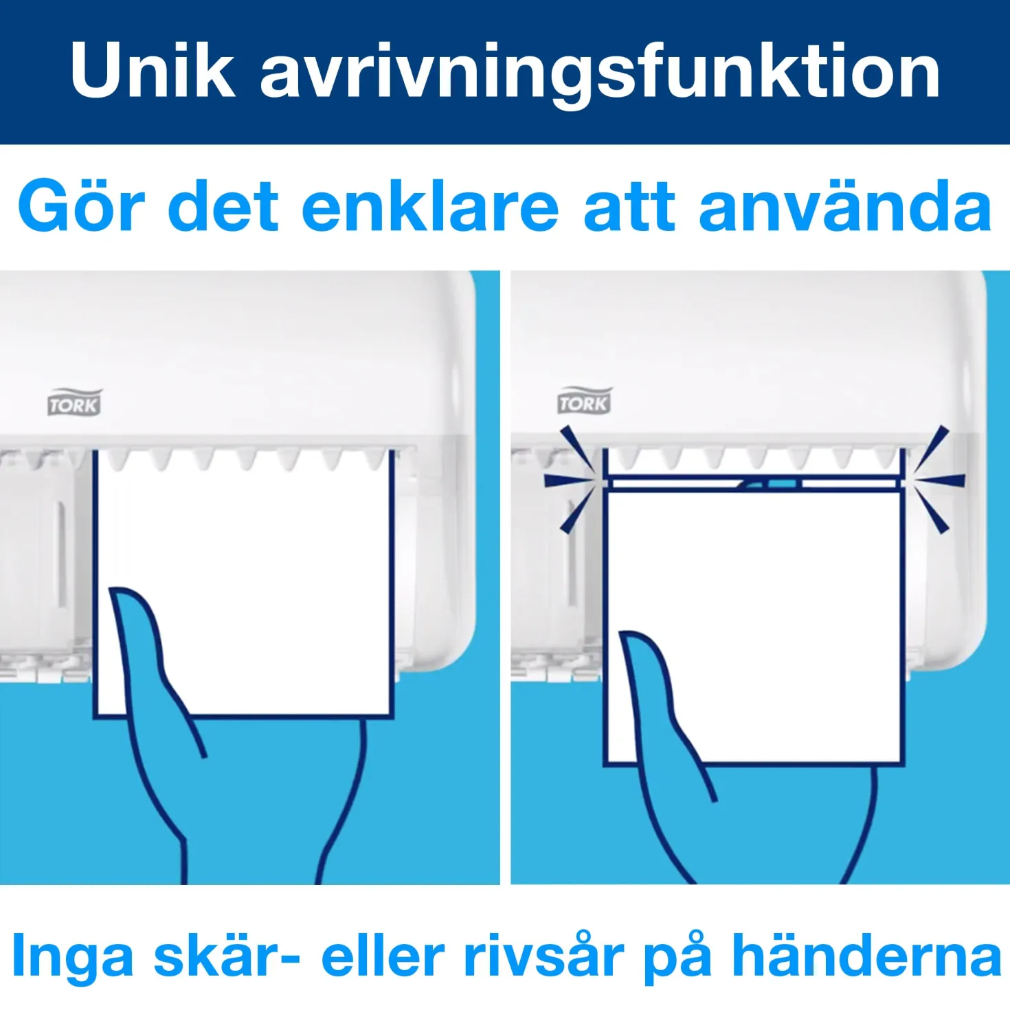 Toalettpappersdispenser Tork T4 Twin, svart, 2 rullar