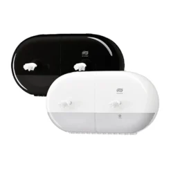 Toalettpappersdispenser Tork T9 SmartOne Mini Twin, vit, 2 rullar