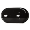 Toalettpappersdispenser Tork T9 SmartOne Mini Twin, svart, 2 rullar