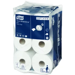 Toalettpapper Tork SmartOne Mini T9 2-lags, 112m, 12 rullar