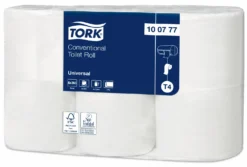 Toalettpapper Tork T4 Universal 2-lags, 44,8m, 42 rullar