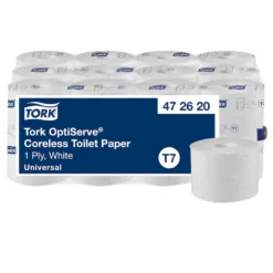 Toalettpapper Tork T7 Universal Coreless, 1-lags, 24 rullar