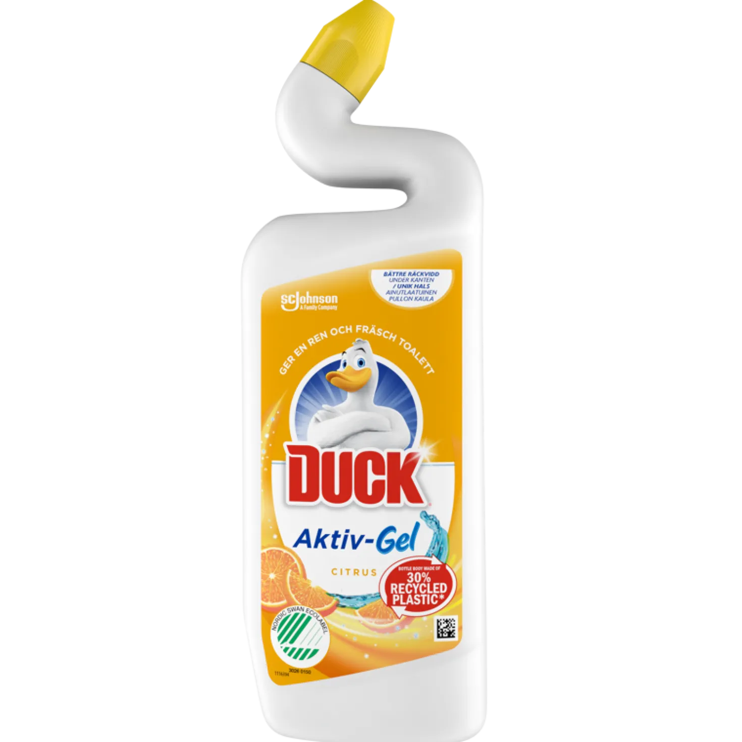 Toalettrengöring Duck Aktiv-Gel Citrus, 750 ml