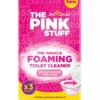 Toalettrengöring The Pink Stuff Miracle Foaming, rabarberdoft, 3x100g