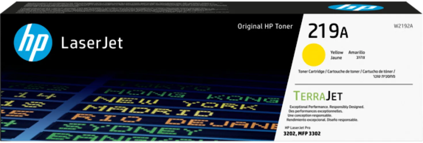 Toner HP LaserJet gul 1200 sidor