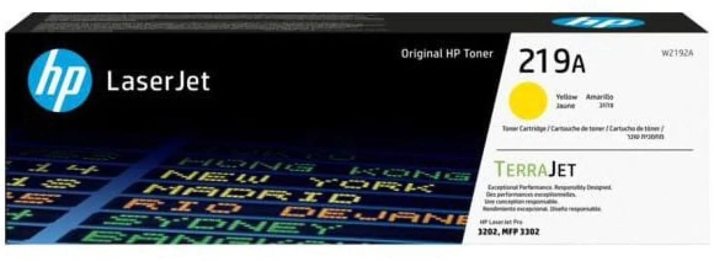 Toner HP LaserJet gul 1200 sidor
