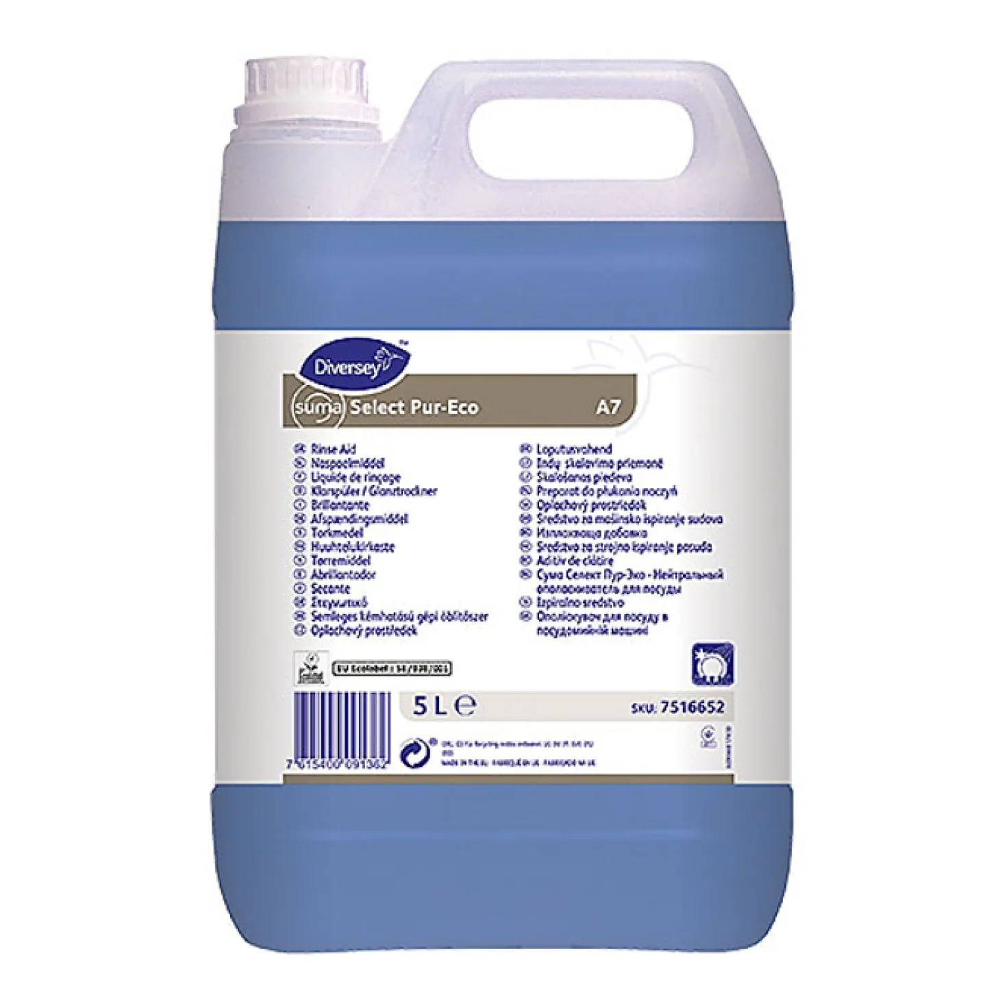 Torkmedel Suma Select Pur-Eco A7, Svanenmärkt, 5 liter