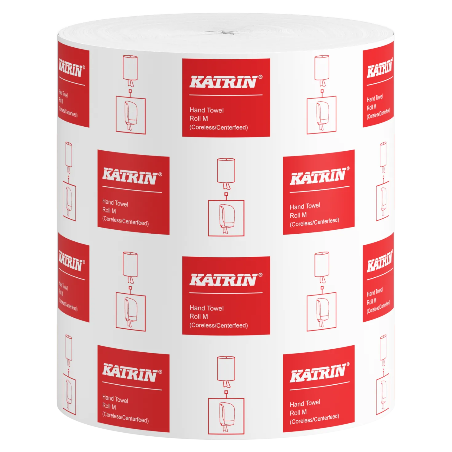 Torkpapper Katrin Classic M Coreless 1-lags 320m 6rl/fp