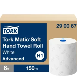 Torkpapper rulle Tork H1 Advanced Soft, 2-lags, 150m, 6 rl