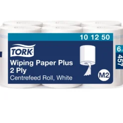 Torkpapper Tork M2 Advanced, 2-lag, vit, 6 rullar