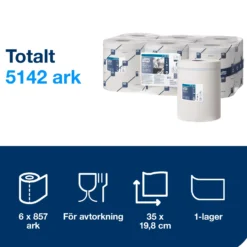 Torkpapper Tork Reflex M4 Centrummatat, 300m, 6 rullar