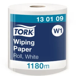 Torkpapper Tork W1 Vit, 1-lags, 34cm, 1180m