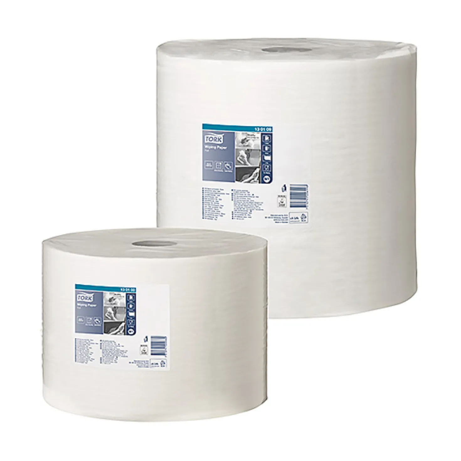 Torkpapper Tork W1, vit, 1-lags, 24,5 cm, 1000 m