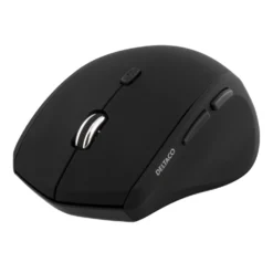 Trådlös mus Deltaco Optisk, 1600 DPI, nano USB-mottagare, svart