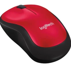 Trådlös mus Logitech M185, röd, Nano USB-mottagare