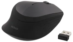 Trådlös Optisk Mus Deltaco KAB-MS-460, 2.4GHz, 1200 DPI, grå