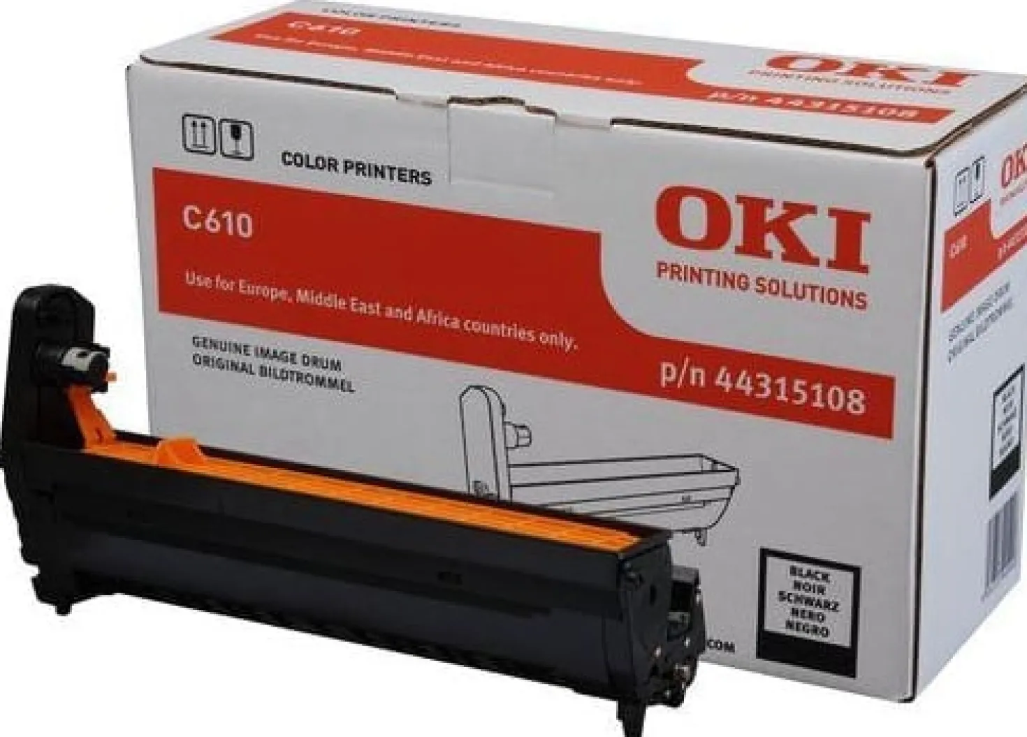 Trumma Oki C610BK svart