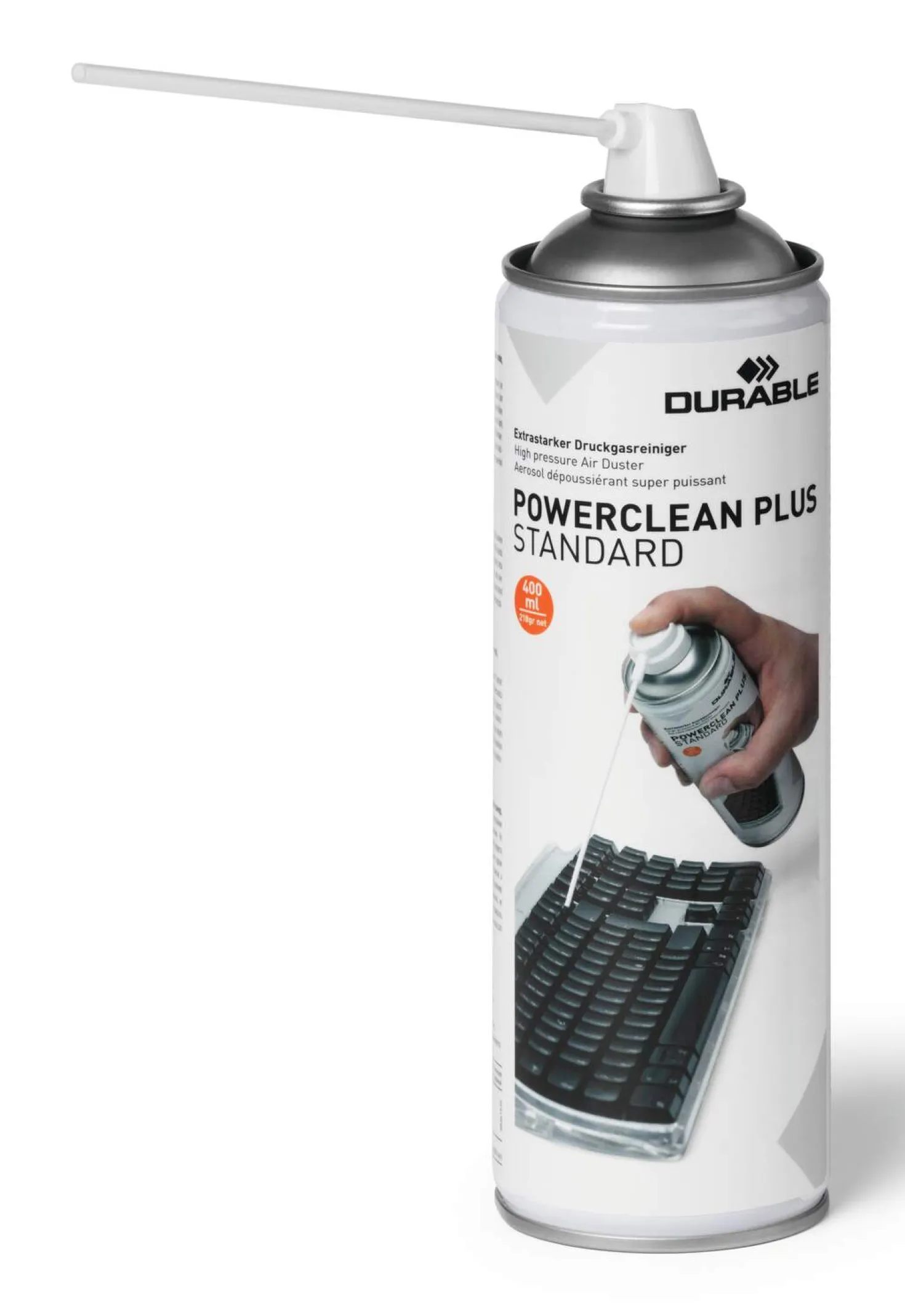 Tryckluft Durable POWERCLEAN PLUS, extra kraftfull, 400 ml