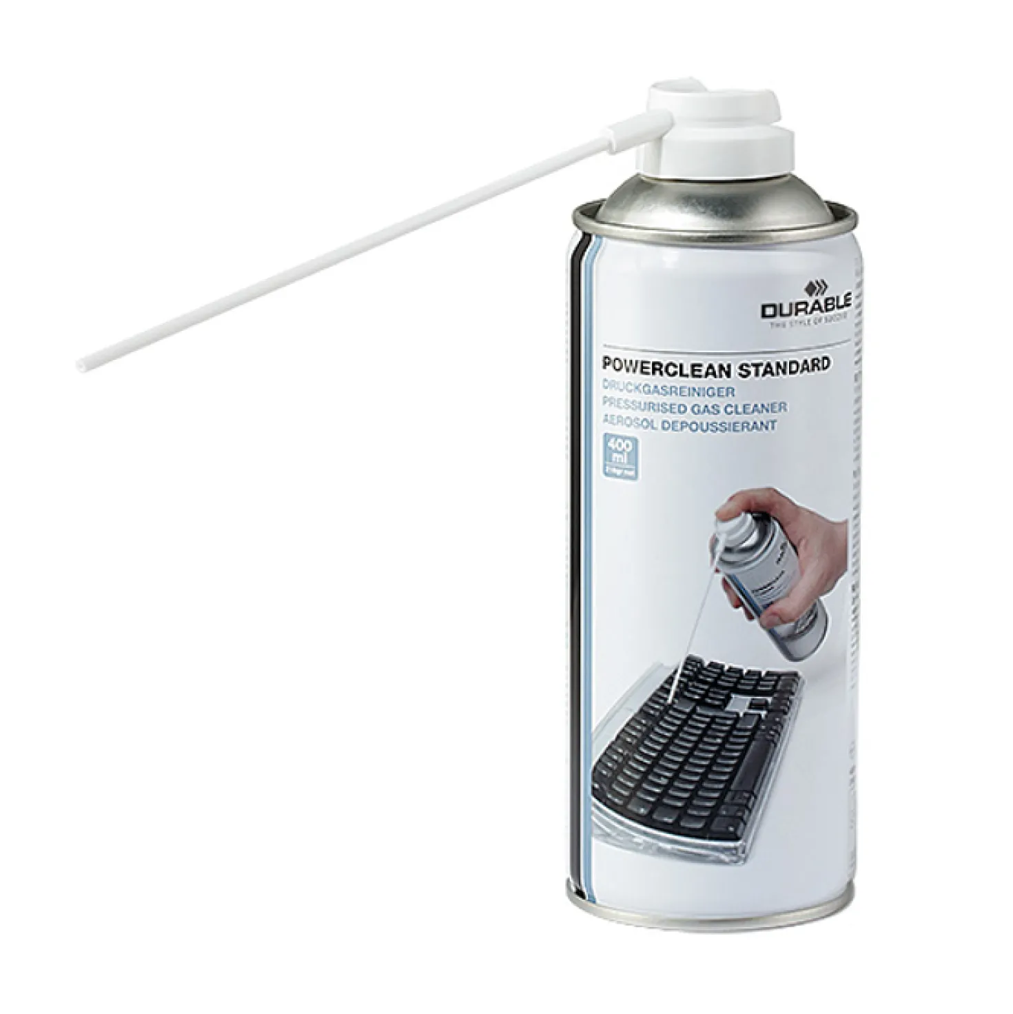 Tryckluftssprej Durable Powerclean Standard, 400 ml