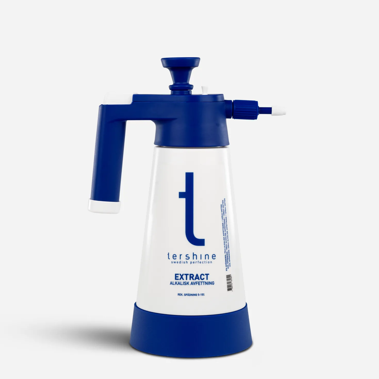 Tryckspruta Tershine Alkalisk, 1,5 liter, pH 7-14