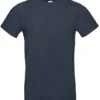 T-shirt B&C E190 Unisex, ringspunnen bomull, marin