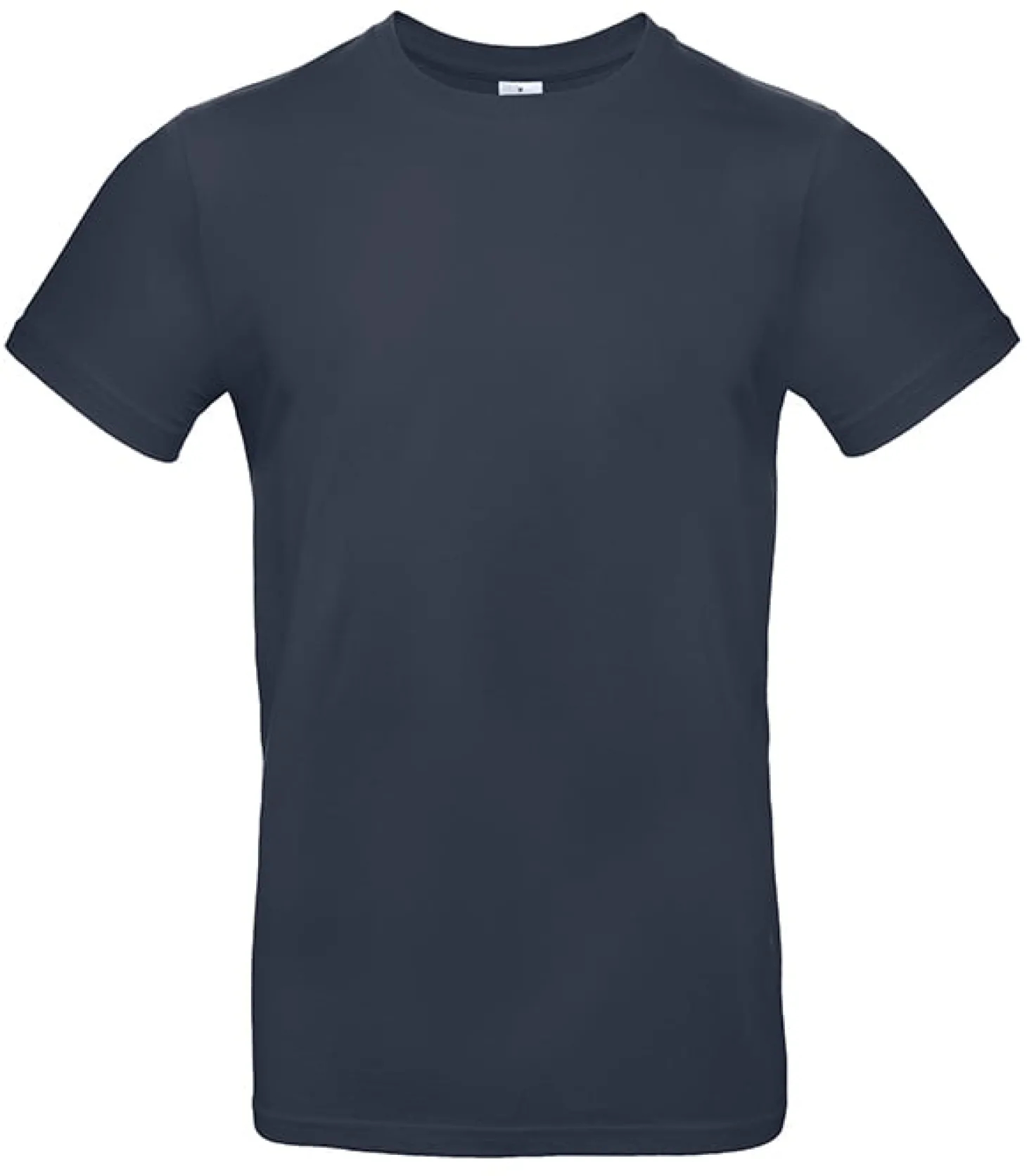 T-shirt B&C E190 Unisex, ringspunnen bomull, marin