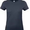 T-shirt dam BC Collection E190, rundhalsad, marin