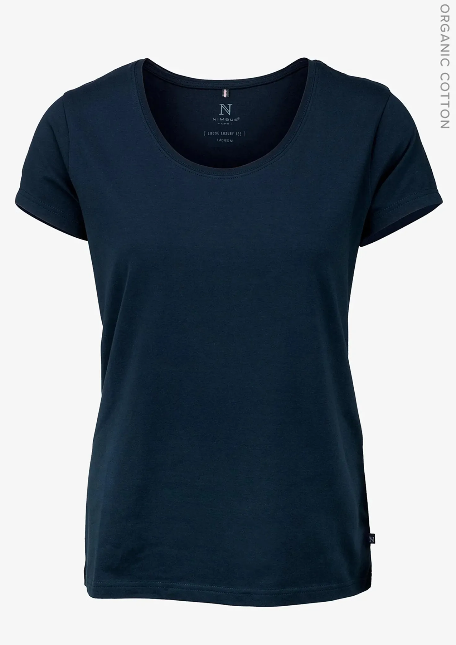 T-shirt Dam Nimbus Montauk, ekologisk bomull, stretch, navy