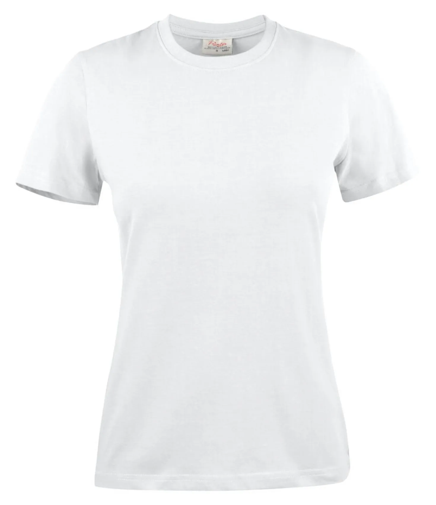 T-shirt Dam Printer Heavy, bomull, figursydd, vit