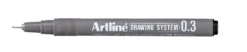 Tuschritpenna Artline Drawing System, 0,3 mm, svart
