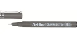 Tuschritpenna Artline Drawing System 0.05, svart