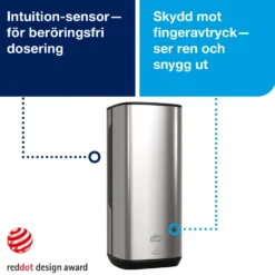 Tvåldispenser Tork S4 Sensor, beröringsfri, rostfritt stål