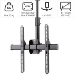 TV-takfäste Hama VESA 400x400, 32–65 tum, 50 kg, svart