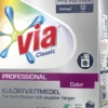 Tvättmedel Via Color Professional Parfymerad, kulörtvätt, 8,32 kg