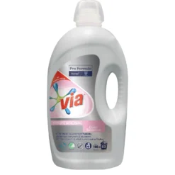 Tvättmedel Via Pro Formula Color Sensitive, parfymfritt, 4,32L