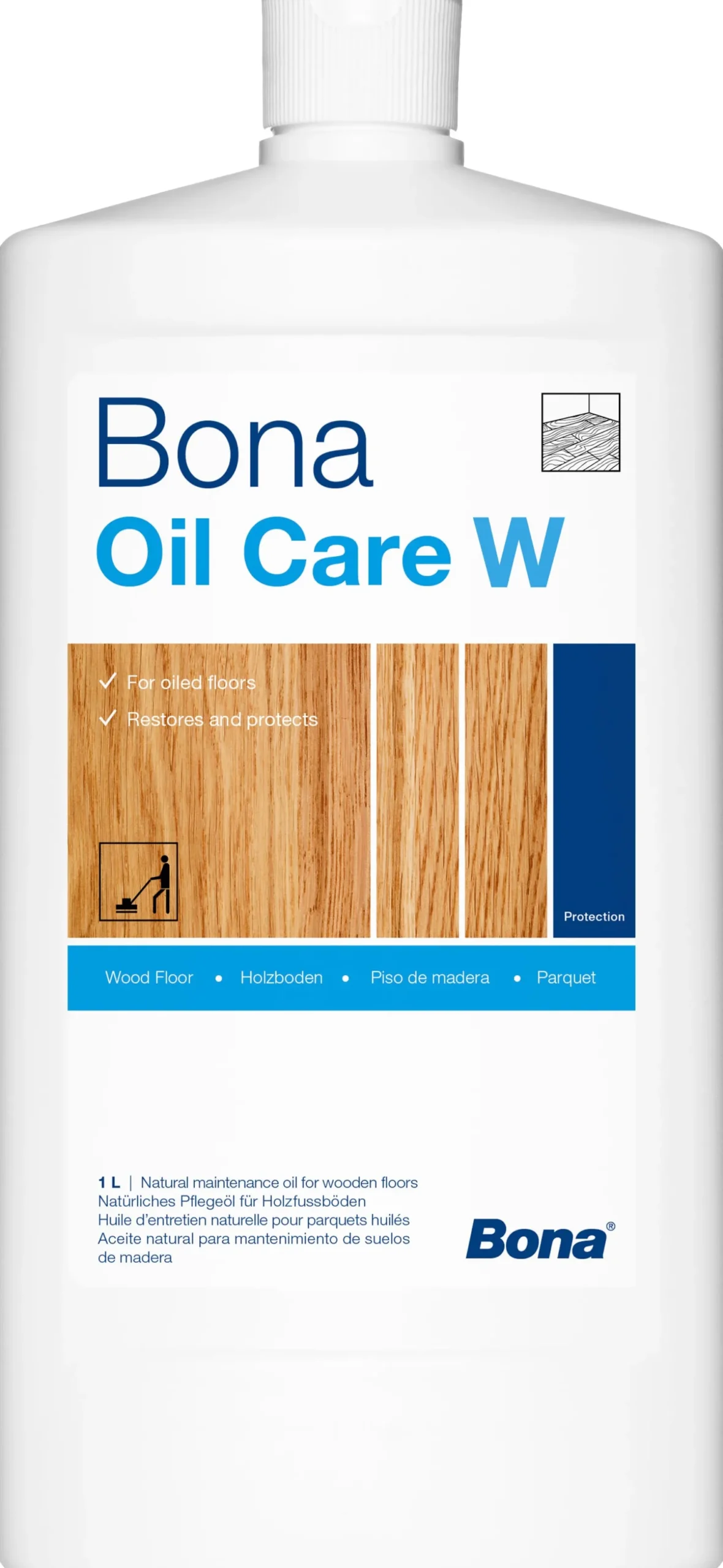 Underhållsolja Bona Care Oil, oljade trägolv, 1L