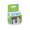 Universaletikett Dymo Label, 12x24 mm, vit, avtagbart lim