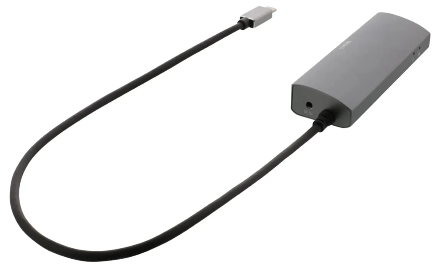 USB-C Hub Deltaco med RJ45 Nätverksadapter, 3x USB-A, 5 Gbit/s
