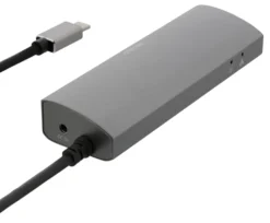 USB-C Hub Deltaco med RJ45 Nätverksadapter, 3x USB-A, 5 Gbit/s